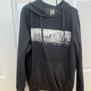 dark grey nyc sweatshirt
